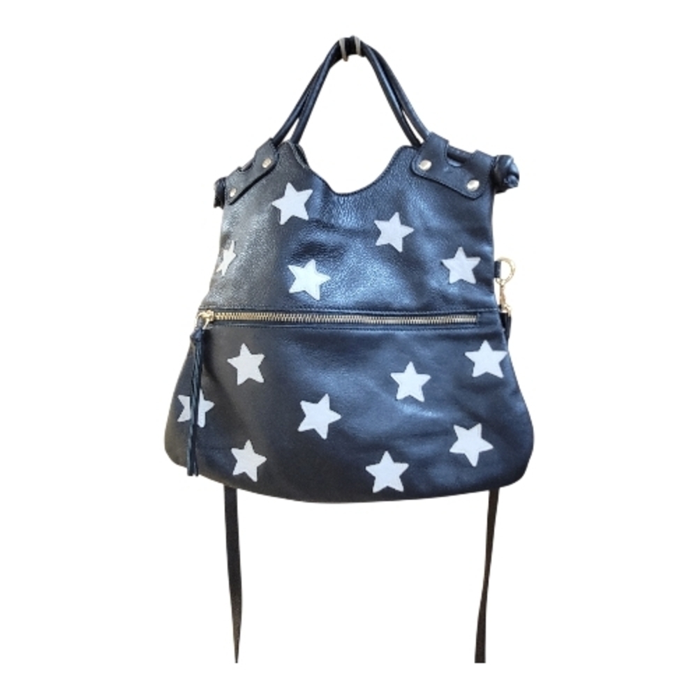Pietro Alessandro Black & White Star Crossbody Bag - Picture 2 of 9